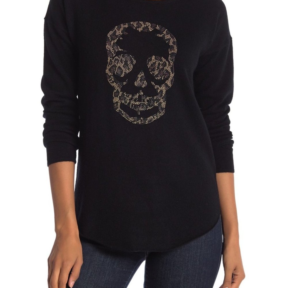 Catherine Malandrino 100% cashmere black sweater